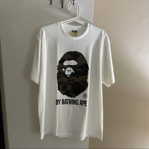 A Bathing Ape Reflector 1st Camo T-shirt White XL NWT